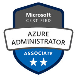 Microsoft Certified: Azure Administrator Associate badge